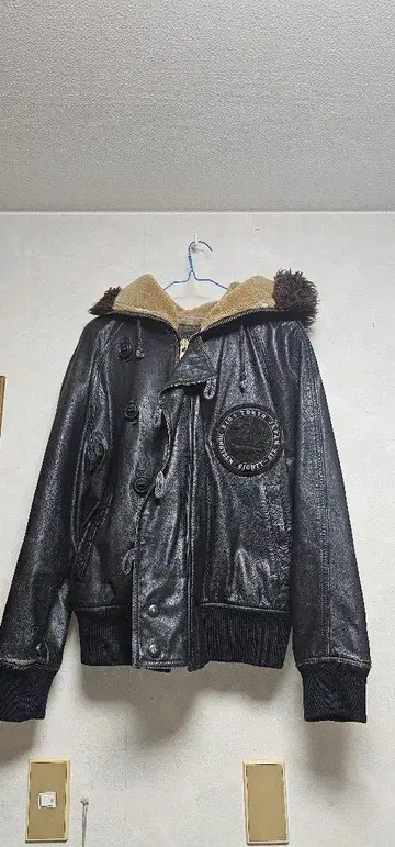 MEN'S BIGI 가죽 N2B 빈티지 천연 가죽 무스탕