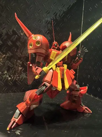 hguc R 자자  전체 페인팅  완성품