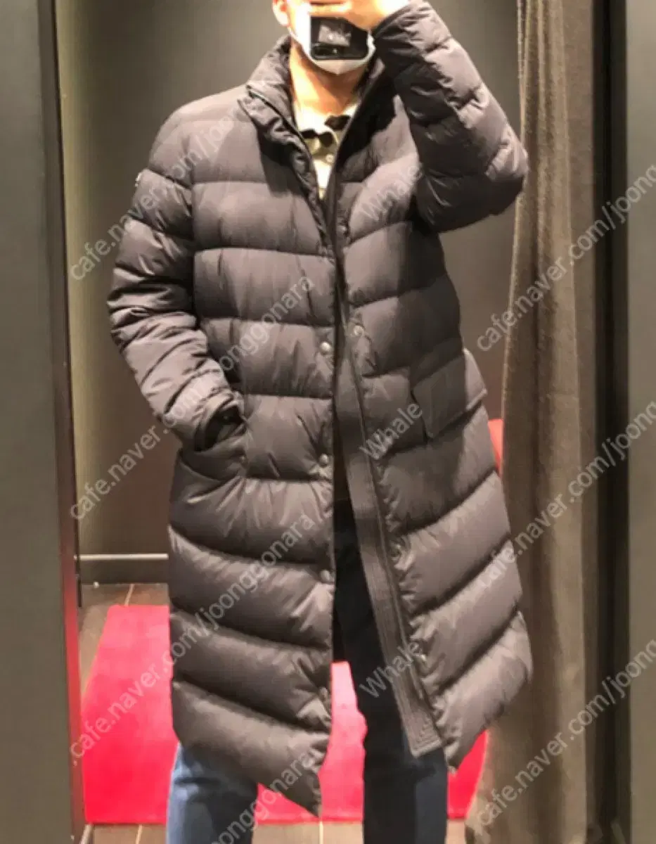 Moncler Men's Long Padding Brassens Bl