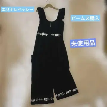 빔즈 엘리나 리베시 미사용 자수 살로펫 블랙 S 엠브로이디리 면