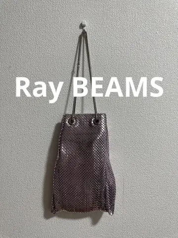 새상품급 Ray 빔즈 메탈릭 메쉬 백 핑크