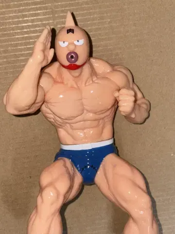 근육맨 CCP 뉴 레트로 소프트 비닐 파랑 팬츠
