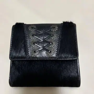 LAUREN 접이식 지갑 블랙