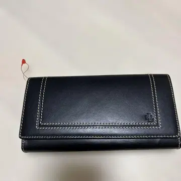 RL 블랙 가죽 장지갑
