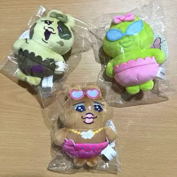 시마무라 빤쮸토끼 봉제 인형 참 세트 일광화상 좀비 우주인