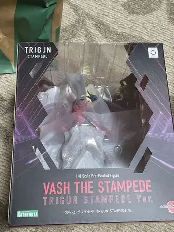 미개봉 TRIGUN STAMPEDE 바쉬 피규어 얼굴 부품 포함