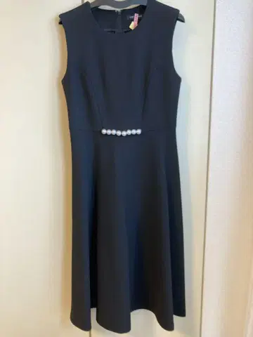 YOKOCHAN 요코짱 38 슬리브리스 펄 원피스