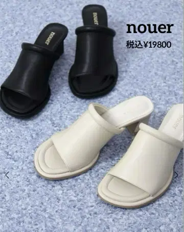 야마다야 nouer 커버드 뮬 샌들 미사용 새상품