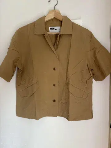 MHL. 코튼 린넨 셔츠