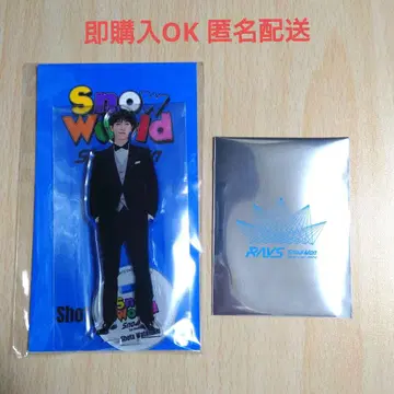 Snow Man 와타나베 쇼타 아크릴 스탠드 티켓풍 카드