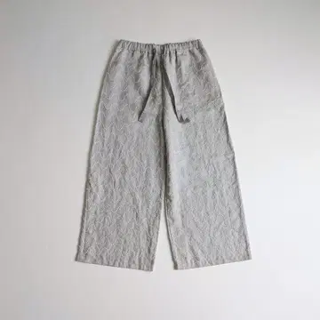STAMP AND DIARY 자수 릴랙스 팬츠 린넨 일본제