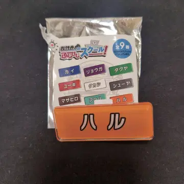 후지비지 스쿨 하루 명찰