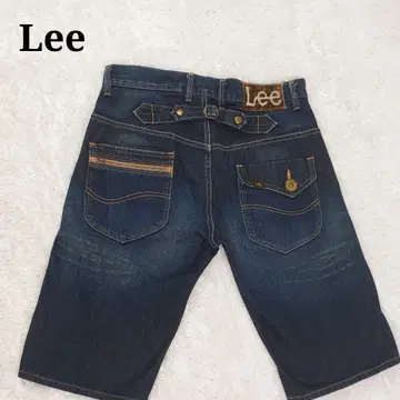 Lee cowboy 32 신치 벨트 08544 데님 하프 팬츠