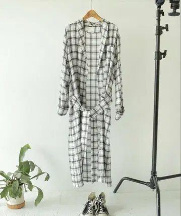 TODAYFUL 체크 러프 드레스