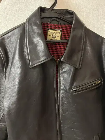 Y2LEATHER 블랙 가죽 싱글 라이더 자켓