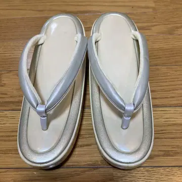 조리 신발 일본 의류용 조리 기모노용 조리 크림색 실버 골드 컬러