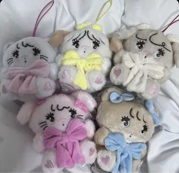 mikko characters 안아주는 리본 마스코트 컴프 세트