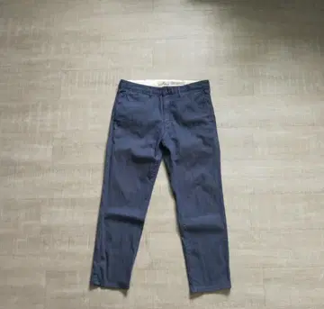 재팬 블루 청바지 데님 슬랙스 트라우저