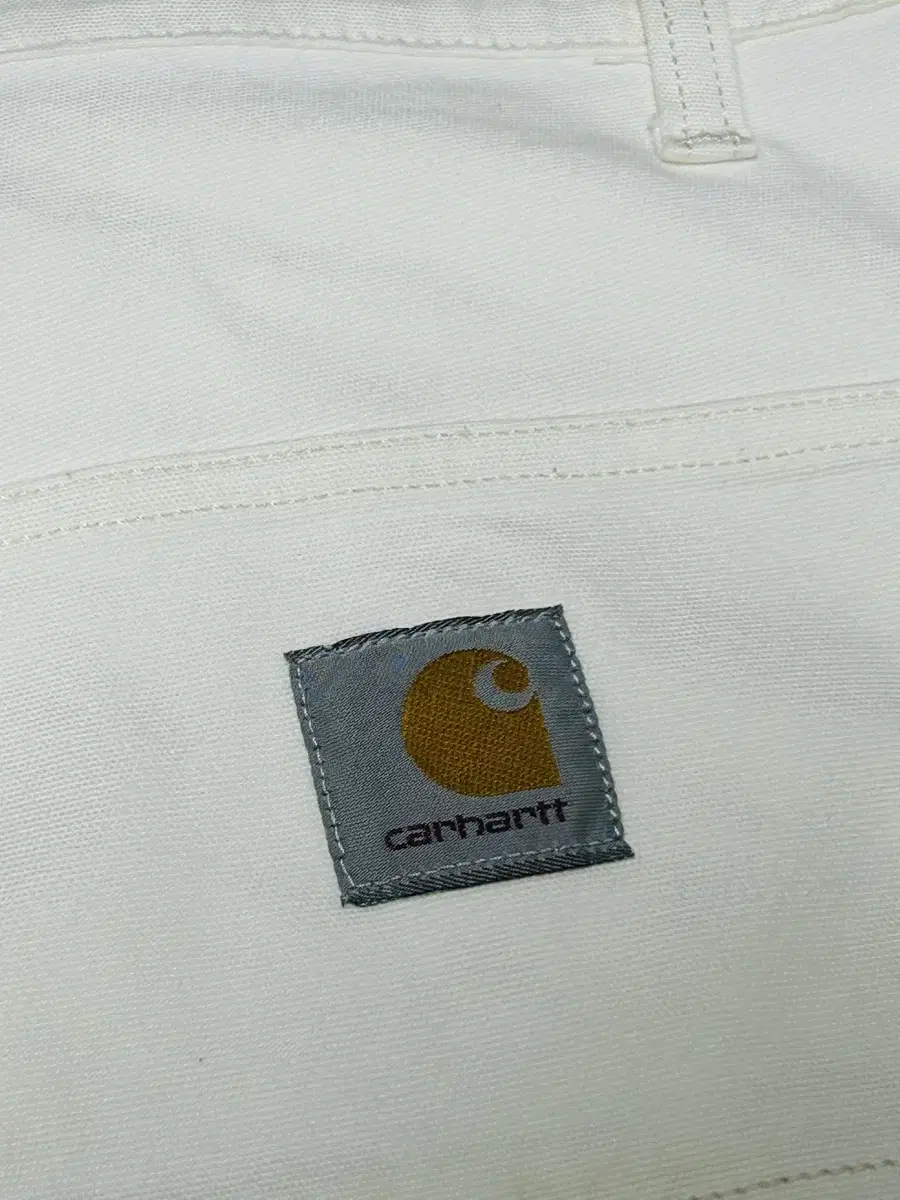 (34X32) Carhartt WIP White Double Knee Carpenter Work Pants