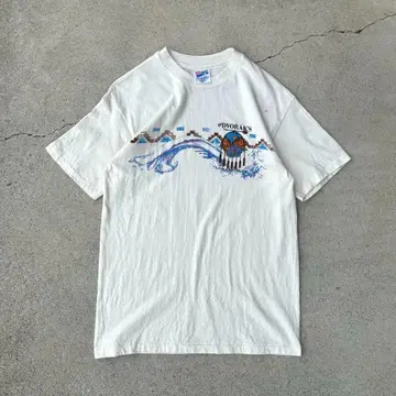90s USA제 Hanes 구제 의류 빈티지 티셔츠 반팔 싱글 스티치 M