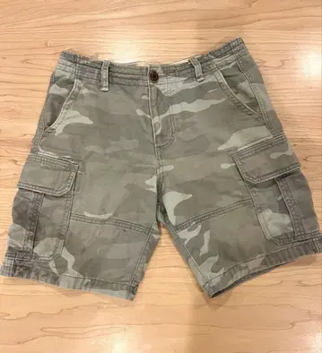 홀리스터 카고 숏 팬츠 카모플라주