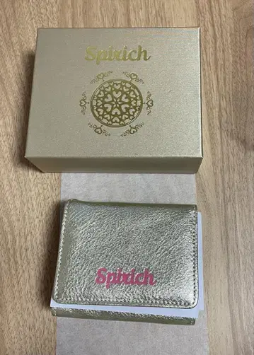 Spirich 골드 핑크 미니 지갑