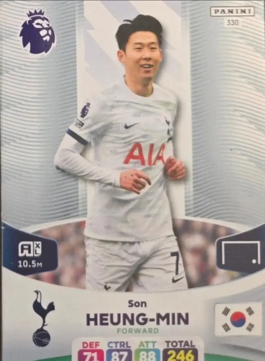 손흥민 선수 파니니 EPL 축구카드 판매합니다