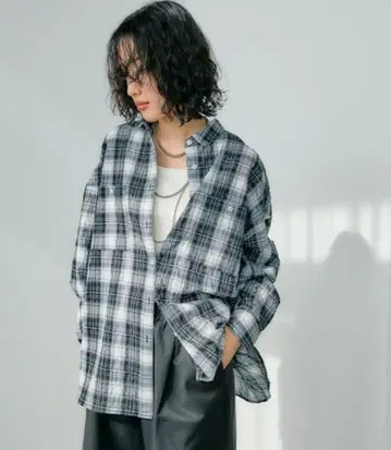 이번 시즌 완판 렙심 체크 셔츠 블랙