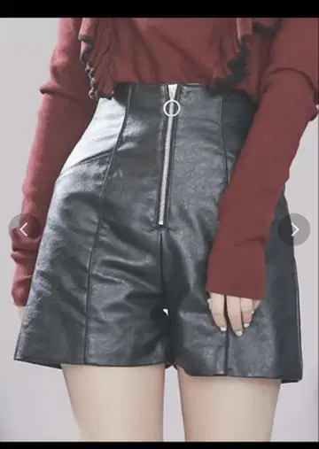 EATME 이토미 반지 지퍼 숏 팬츠 S 사이즈 블랙 검정