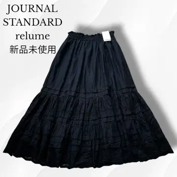 23AW 새상품 저널 스탠다드 레리움 티어드 롱 스커트