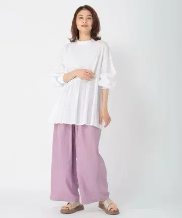 레이스 자수 블라우스