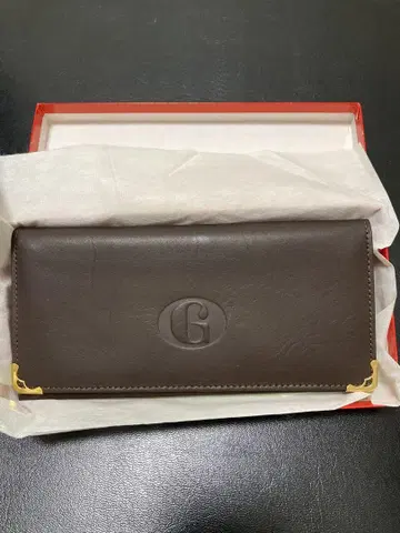 새상품 Gatsby 브라운 가죽 장지갑