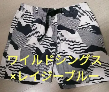 와일드 띵스 레이지 블루 콜라보 숏 팬츠