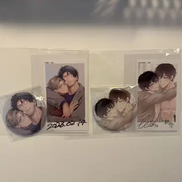 타키하타 마사키 마오 폴라로이드 카드 및 캔뱃지