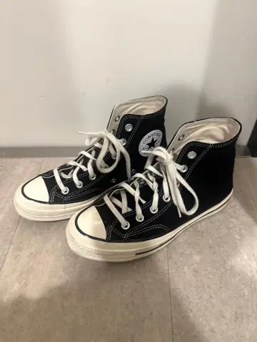 CONVERSE ALL STAR 하이컷 스니커즈 블랙