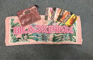 BLACKPINK 타월 포토 카드 파우치 세트