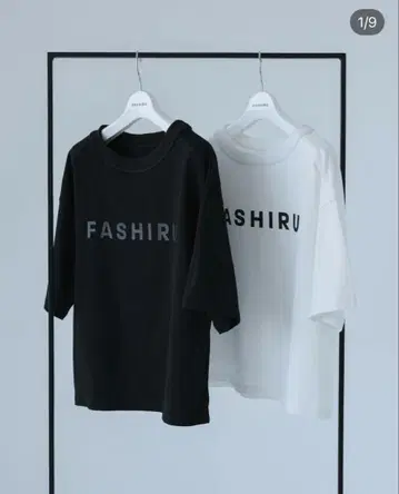 FASHIRU 반팔 티셔츠 화이트