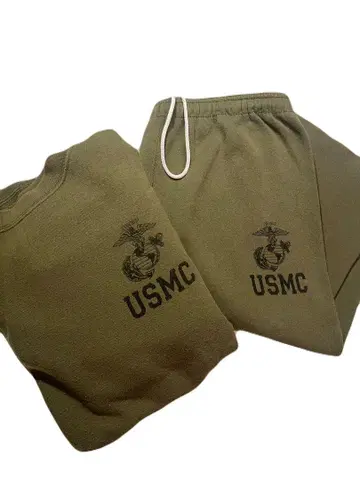 USMC 트레이닝 맨투맨 팬츠 세트
