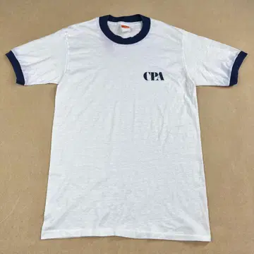 90s 링거 티셔츠 원 포인트 CPA 빈티지 USA제