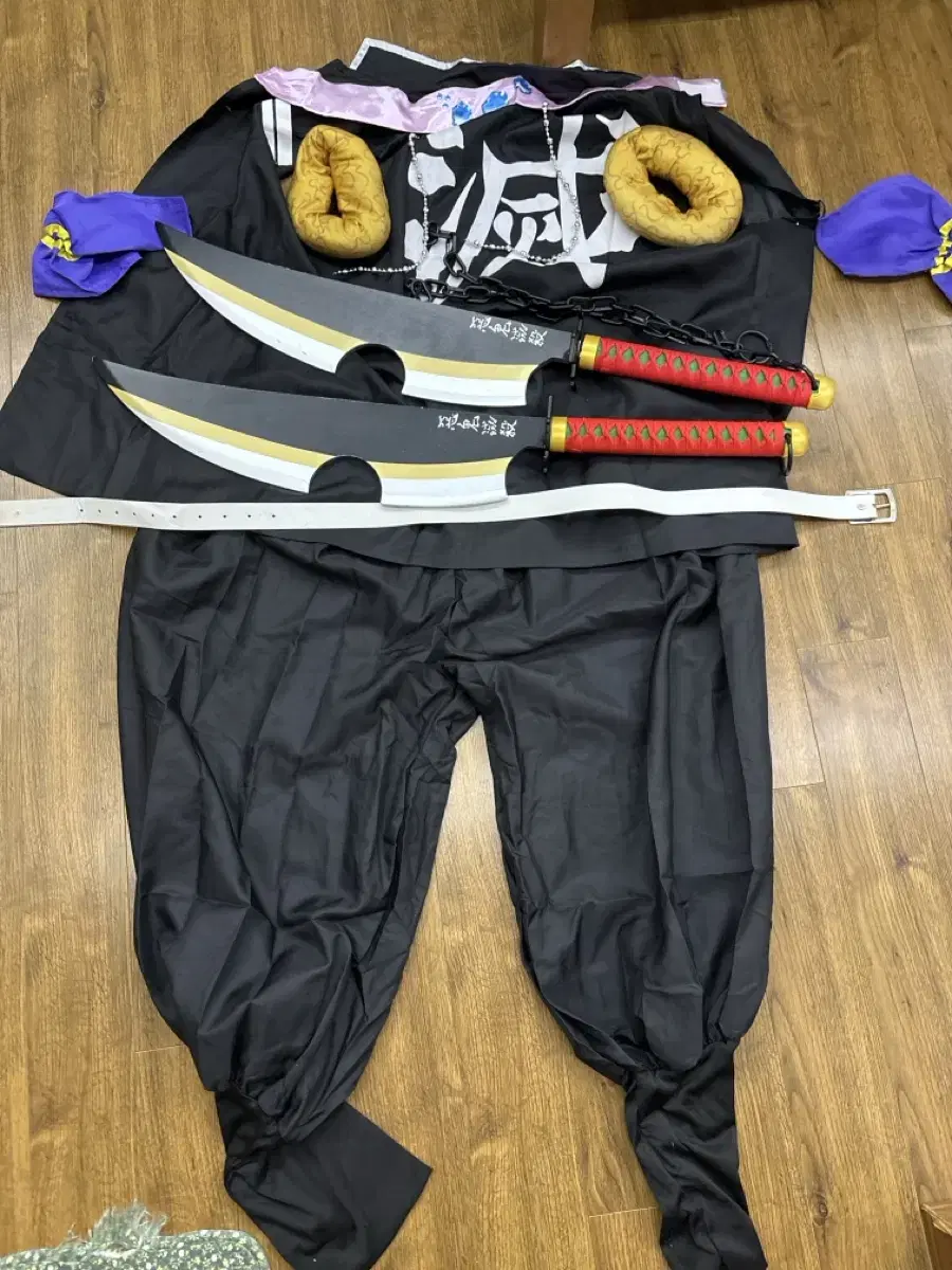 Demon Slayer Woodz Ten Cosplay Costume Sword