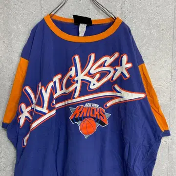 USA제 NBA 뉴욕 닉스 농구 반팔 티셔츠 구제 의류 1x