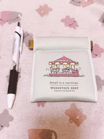 스누피 우드스탁 스프링 파우치