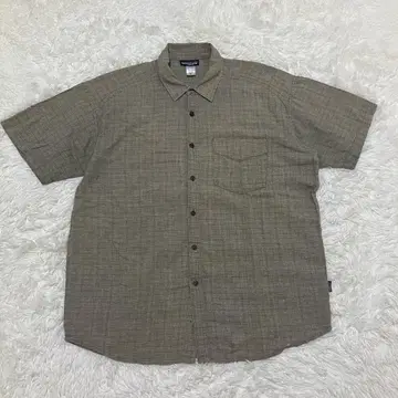 Patagonia 헴프 오가닉 코튼 반팔 셔츠 XL