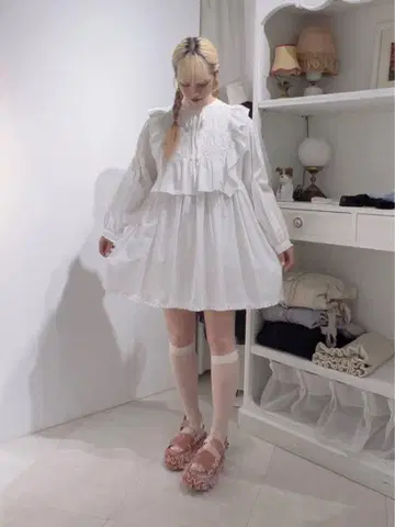 메리 제니 레이스 2way 미니 원피스