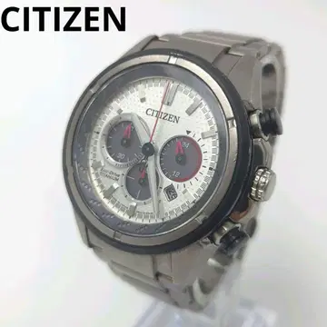CITIZEN 에코 드라이브 티타늄 크로노그래프 CA4241 사파이어