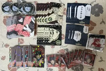 주술회전 홀로그램 클리어 카드 캔뱃지 아토코 카루타 쵸소우