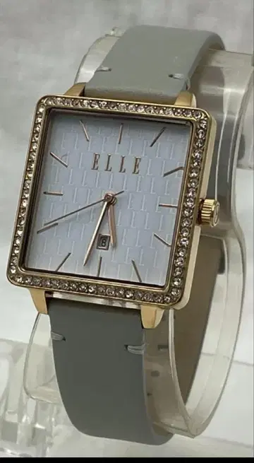 ELLE 손목시계 ELL21022 스퀘어 스톤