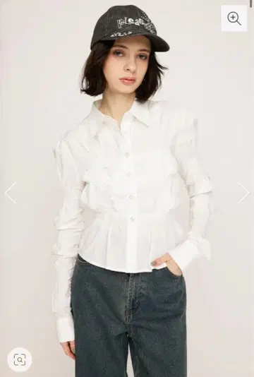 SLY RANDOM SHIRRING 상의 화이트