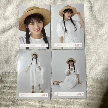 사쿠라자카46 야마자키 텐 브로마이드 밀짚모자 코디 컴프