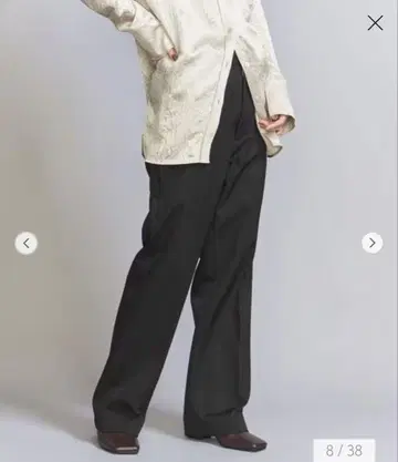 BEAUTY&YOUTH 도비 스트레이트 팬츠 미사용 새상품